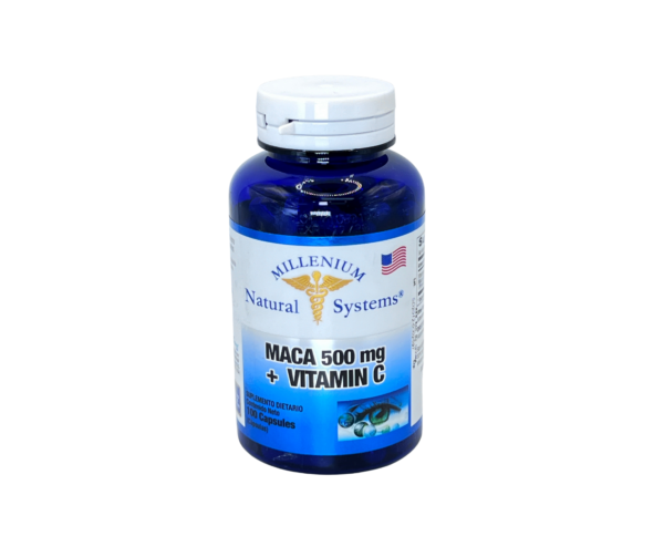 Maca 500 mg + Vitamin C  100 Cápsulas