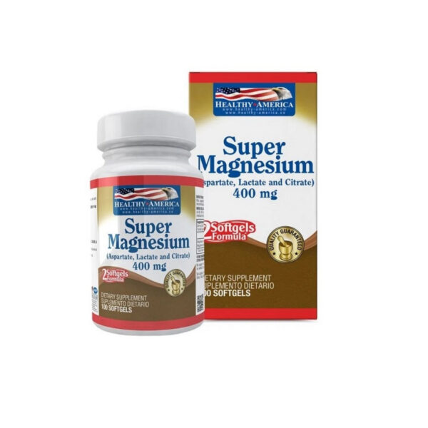 Super Magnesium 100 softgels Healthy América