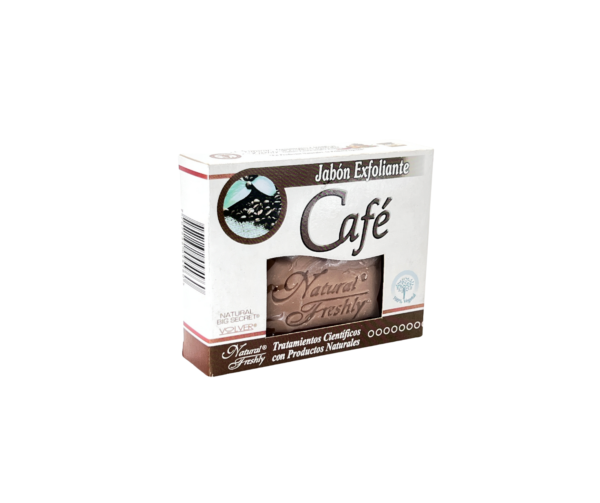 JABON EXFOLIANTE DE CAFE 90gm Natural Freshly