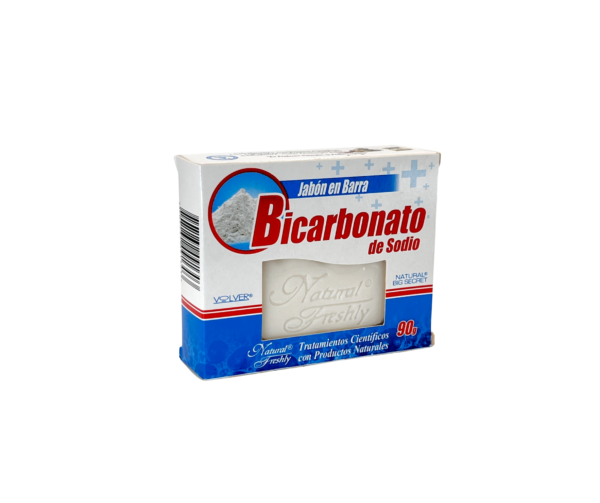 JABON DE BICARBONATO DE SODIO 90g Natural Freshly