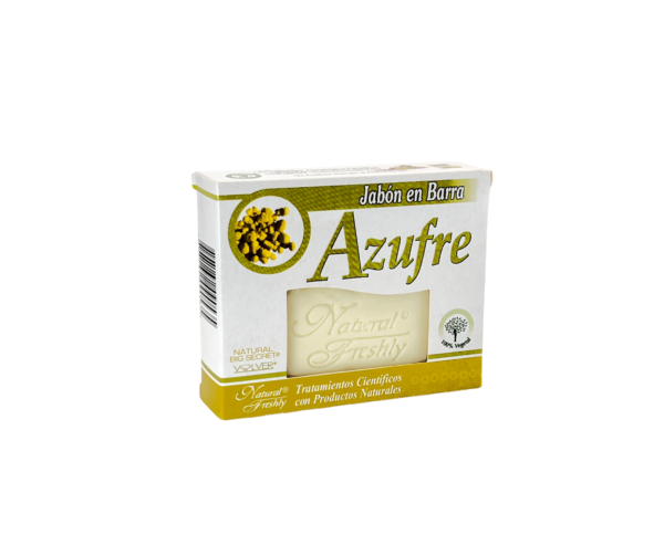 JABON DE AZUFRE 90g Natural Freshly