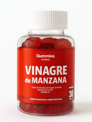 GOMITAS DE VINAGRE DE MANZANA Y VITAMINA C
