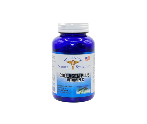 Collagen Plus Vitamin C 1480mg 100 Softgels Natural System