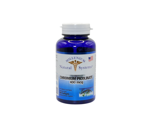 CHROMIUM PICOLINATE 400mcg 100 Softgels Natural System