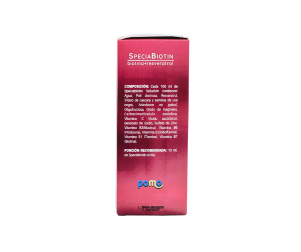 SPECIABIOTIN Biotina + Resveratrol 240ml Pomo