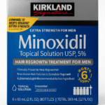 Minoxidil Topical Solution USP 5% Kirkland X6 Frascos (360 ml) "ENVIO GRATIS"