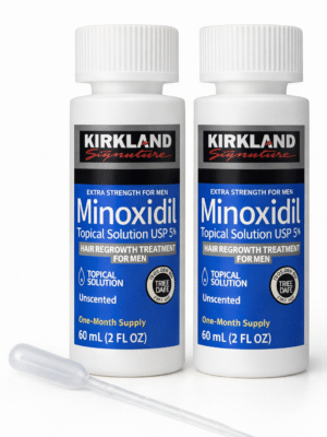 Minoxidil Topical Solution USP 5% Kirkland X2 Frascos (120 ml)