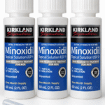 Minoxidil Topical Solution USP 5% Kirkland X3 Frascos (180 ml)