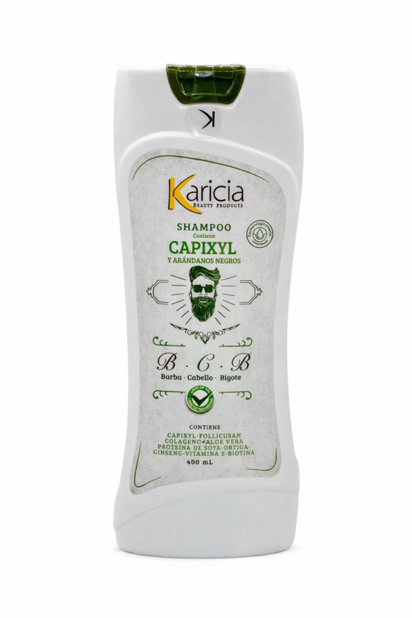 Shampoo Karicia Capixyl con Arándanos Negros – 400 mL