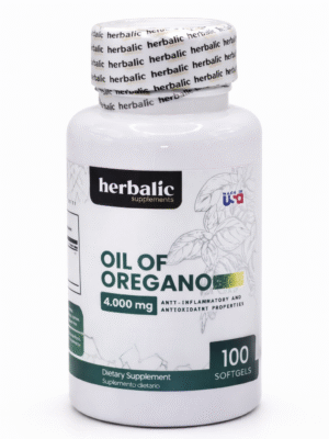 Oil of Oregano 4.000 mcg x100 Softgels Herbalic