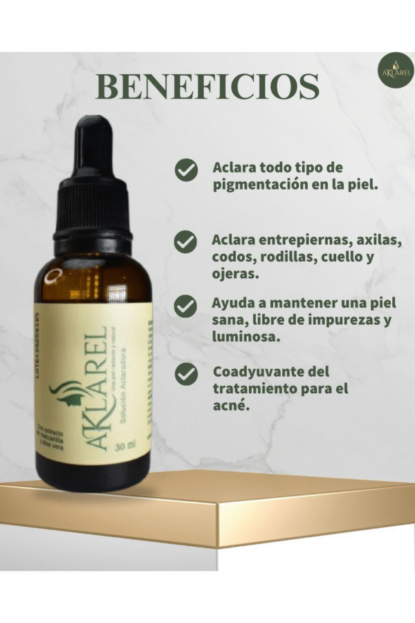 Loción Aclarante Aklarel "ENVÍO GRATIS"