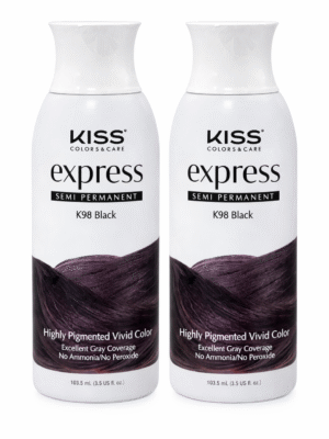 Kiss Color K98 Black x2 Frascos "Envío Gratis"