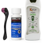 Minoxidil Kirkland 5% 1 Frasco + Shampoo Capixyl 400 ml + Dermaroller “Envío Gratis”